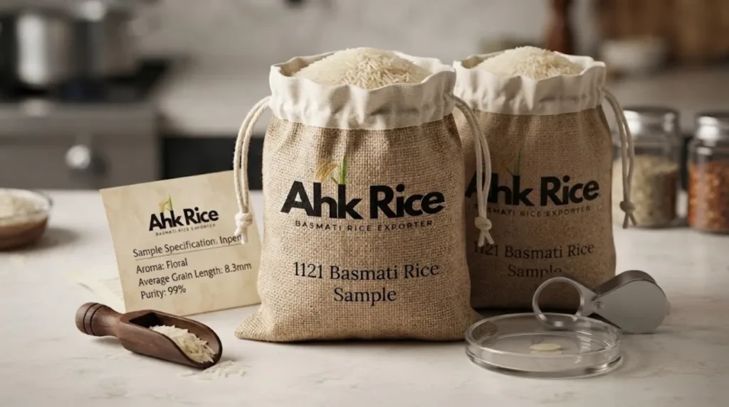 Request 1121 Basmati Rice Sample from AHK Rice