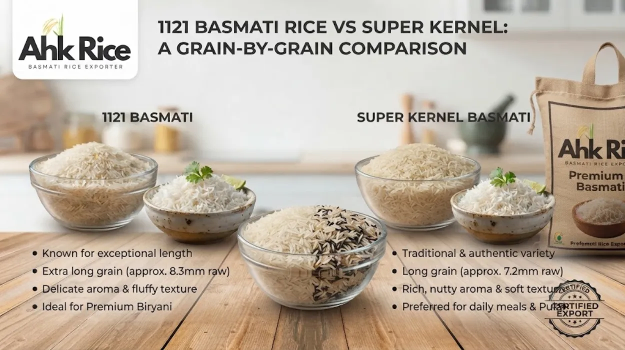 1121 Basmati vs Super Kernel Aroma and Price Comparison