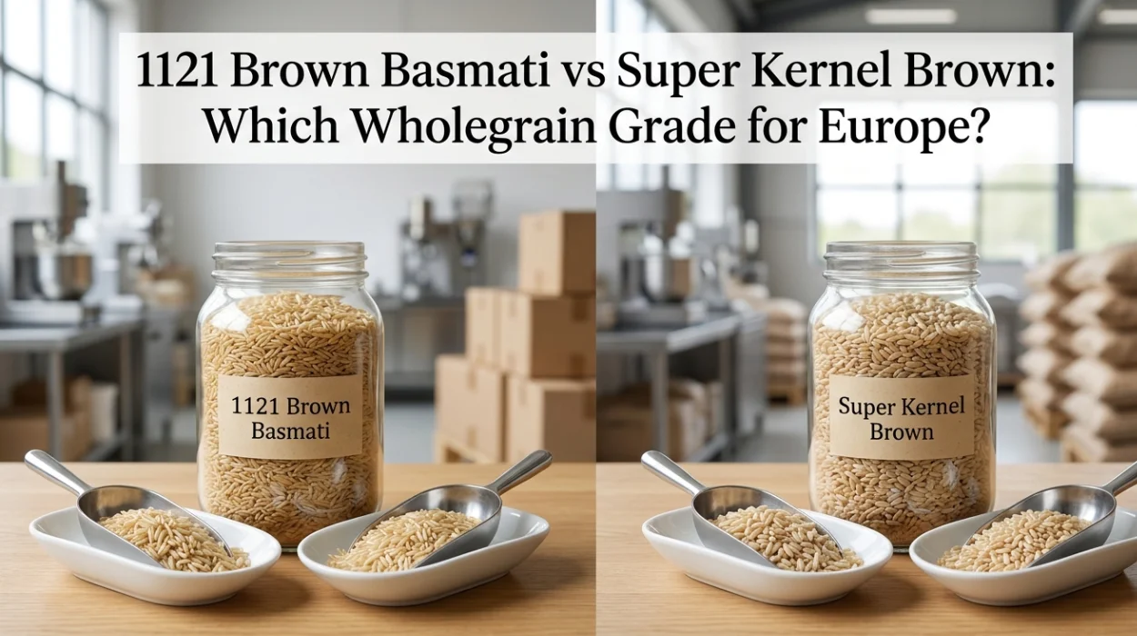 1121 Brown Basmati vs Super Kernel Brown: Which Wholegrain Grade for Europe