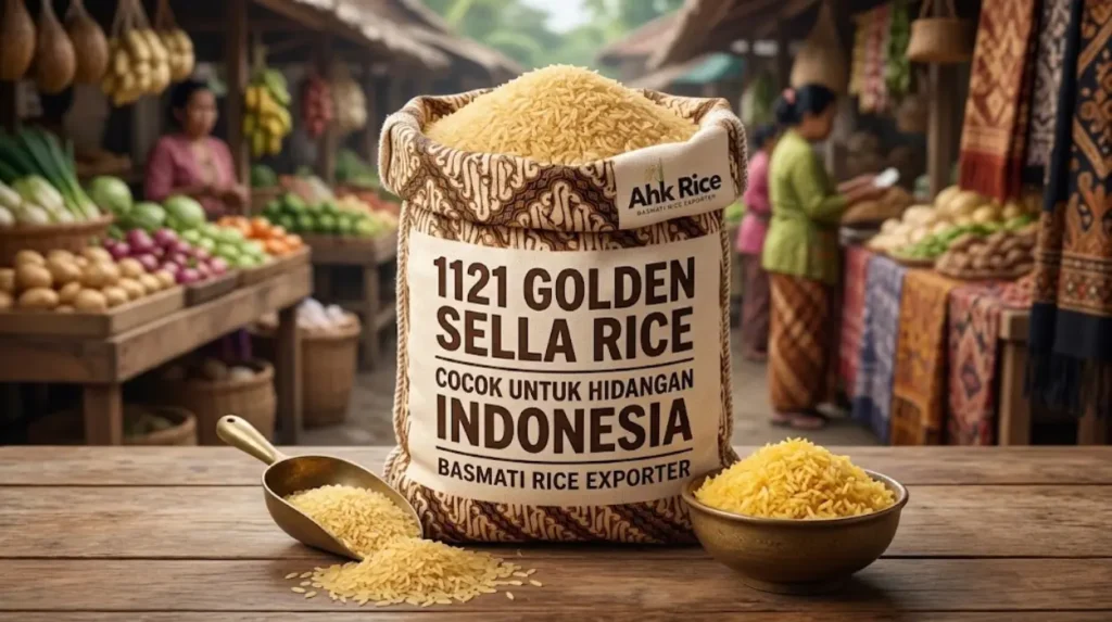 AHK Rice Pakistan 1121 Golden Sella Supply for Indonesian Catering Companies