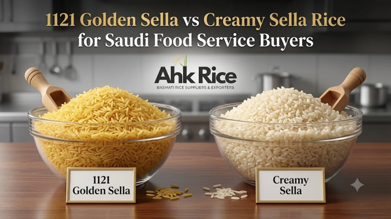 1121 Golden Sella vs Creamy Sella Rice for Saudi Food Service Buyers