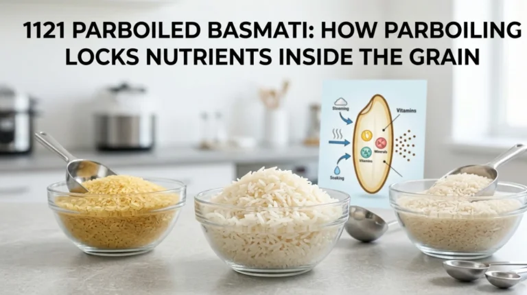 1121 Parboiled Basmati: How Parboiling Locks Nutrients Inside the Grain