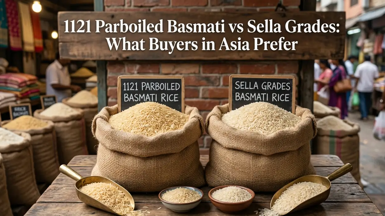 1121 Parboiled Basmati vs Sella Grades: What Buyers Prefer