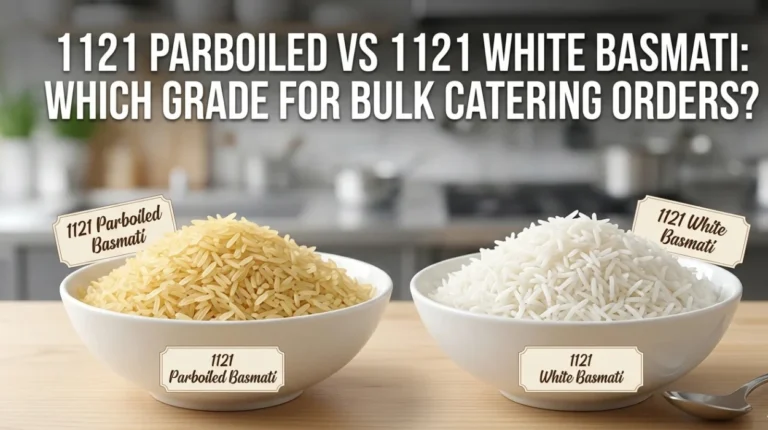 1121 Parboiled vs 1121 White Basmati: Which Grade for Bulk Catering Orders