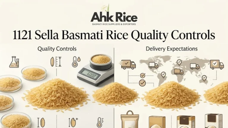 1121 Sella Basmati Rice Quality Controls and Delivery Expectations