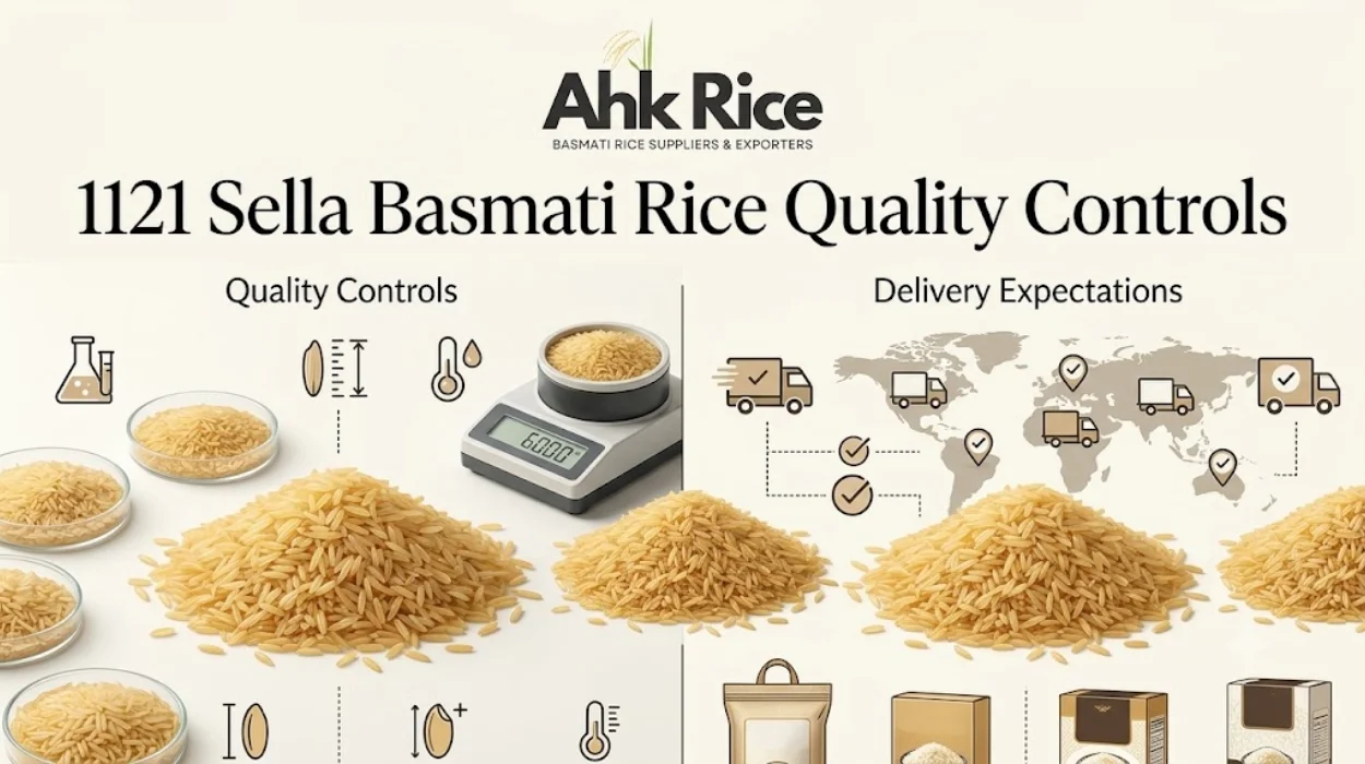 1121 Sella Basmati Rice Quality Controls and Delivery Expectations