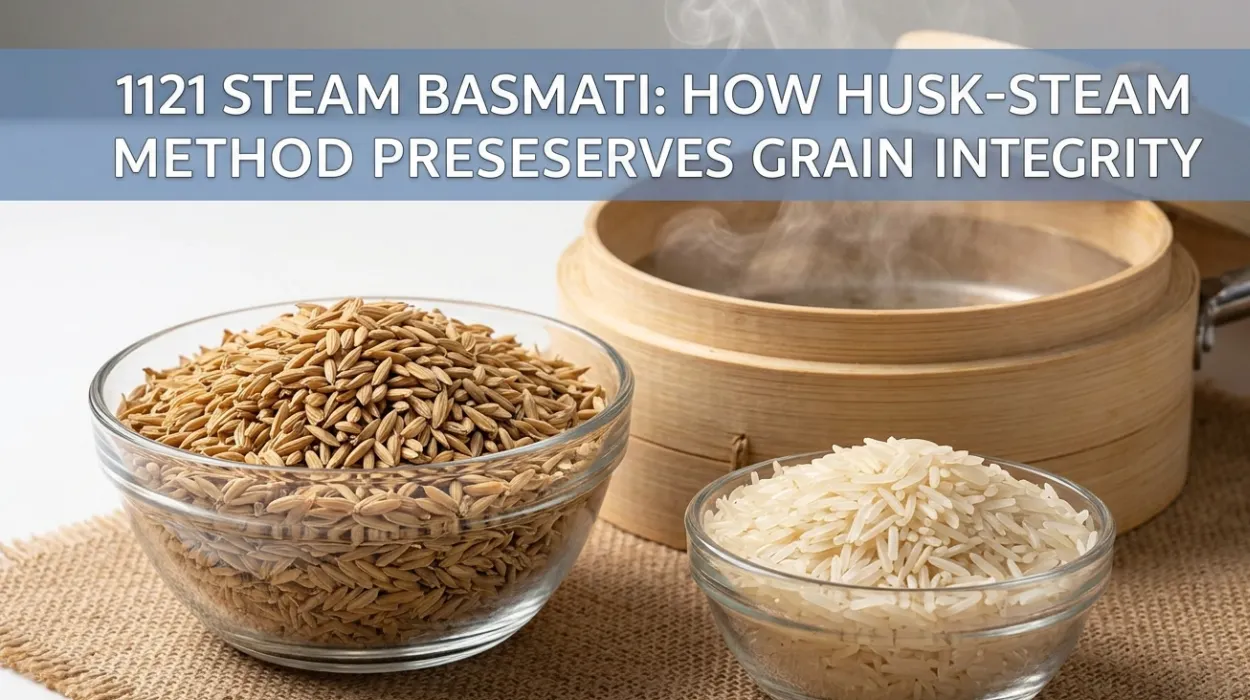 1121 Steam Basmati: How Husk-Steam Method Preserves Grain Integrity