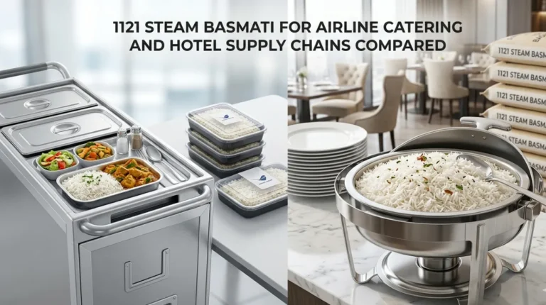 1121 Steam Basmati for Airline Catering and Hotel Supply Chains Compared