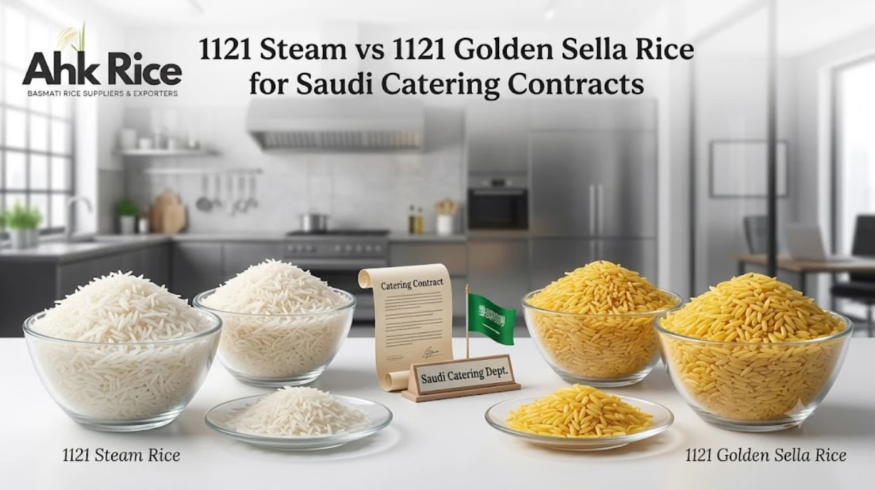 1121 Steam vs 1121 Golden Sella Rice for Saudi Catering Contracts
