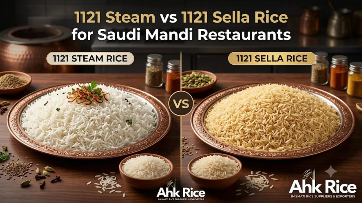 1121 Steam vs 1121 Sella Rice for Saudi Mandi Restaurants