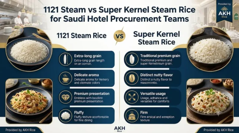 1121 Steam vs Super Kernel Steam Rice for Saudi Hotel Procurement Teams