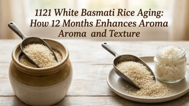 1121 White Basmati Rice Aging: How 12 Months Enhances Aroma and Texture