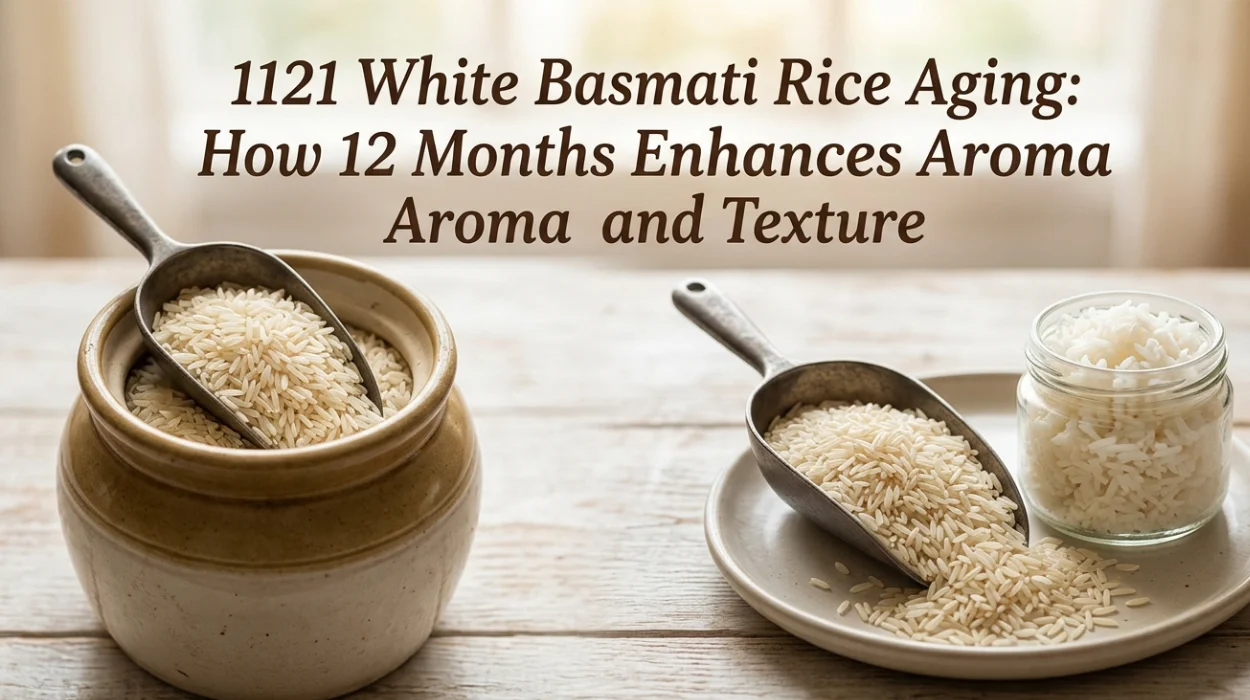 1121 White Basmati Rice Aging: How 12 Months Enhances Aroma and Texture
