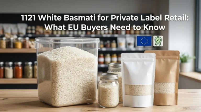 1121 White Basmati for Private Label Retail: What EU Buyers Need to Know