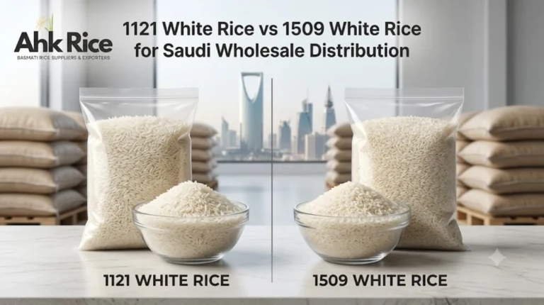 1121 White Rice vs 1509 White Rice for Saudi Wholesale Distribution