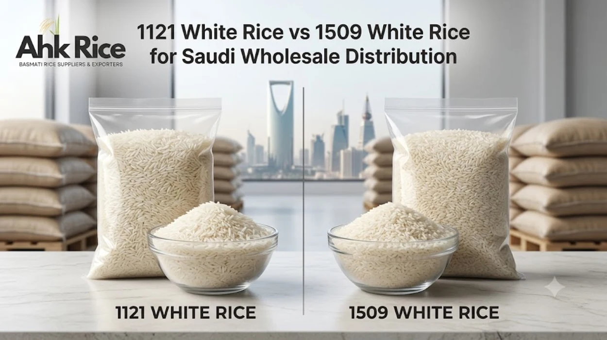 1121 White Rice vs 1509 White Rice for Saudi Wholesale Distribution