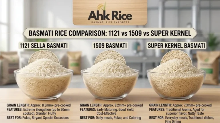 1121 vs 1509 vs Super Kernel Basmati Rice What Is the Difference
