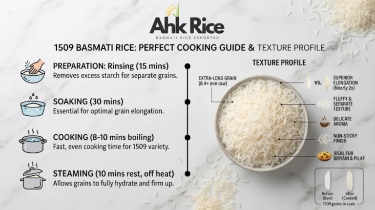 1509 Basmati Rice Cooking Time and Texture Guide