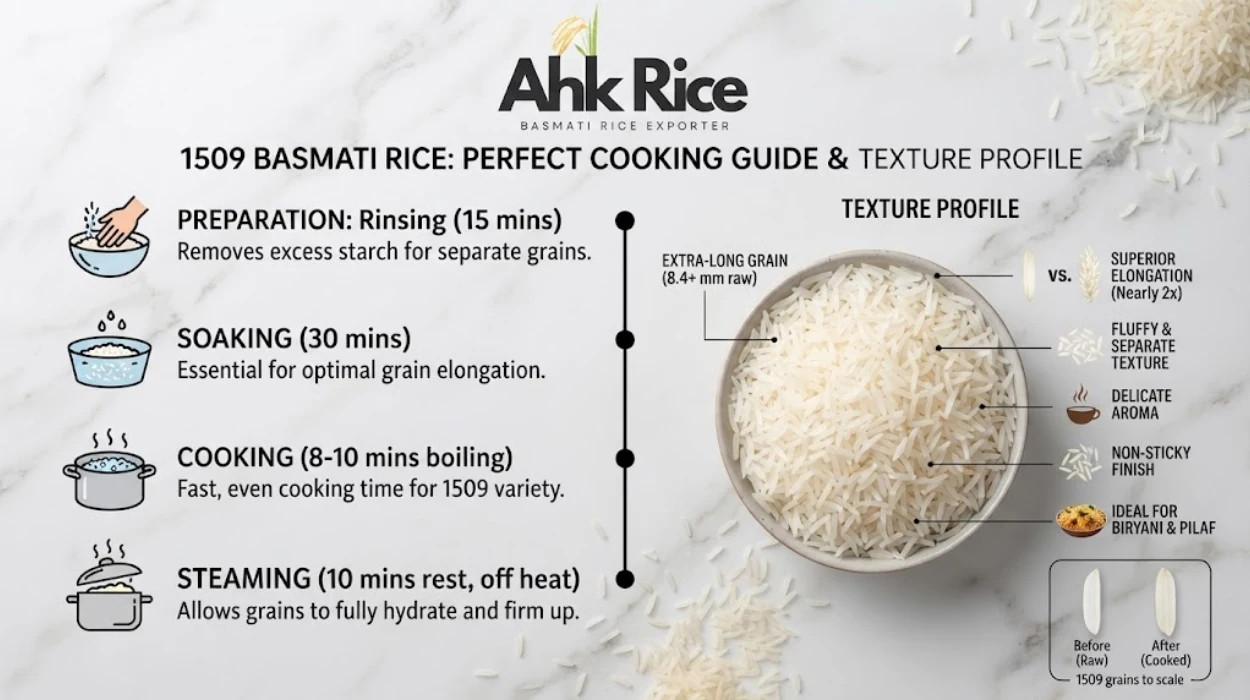 1509 Basmati Rice Cooking Time and Texture Guide