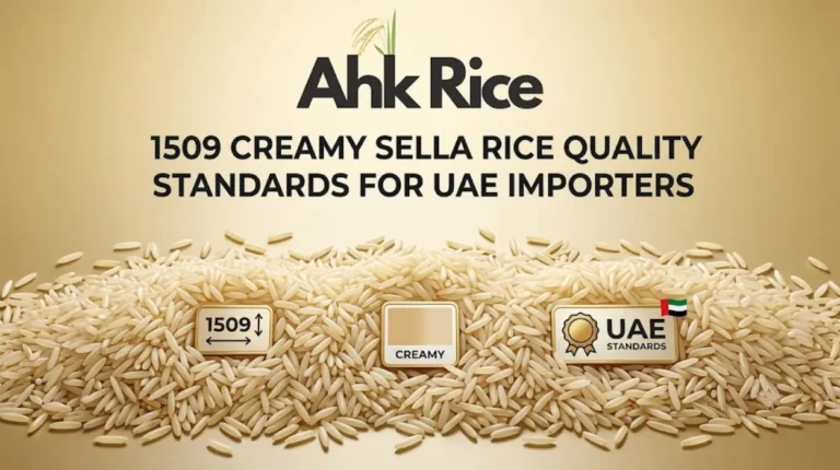 1509 Creamy Sella Rice Quality Standards for UAE Importers