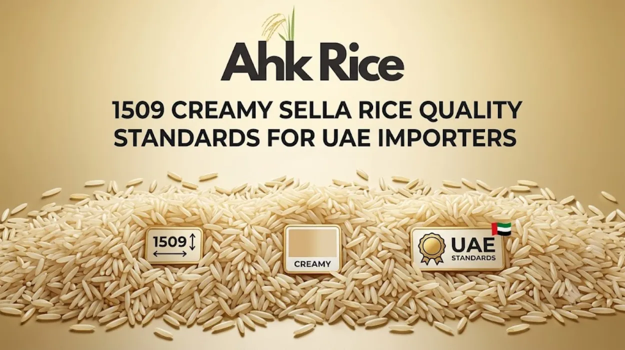 1509 Creamy Sella Rice Quality Standards for UAE Importers