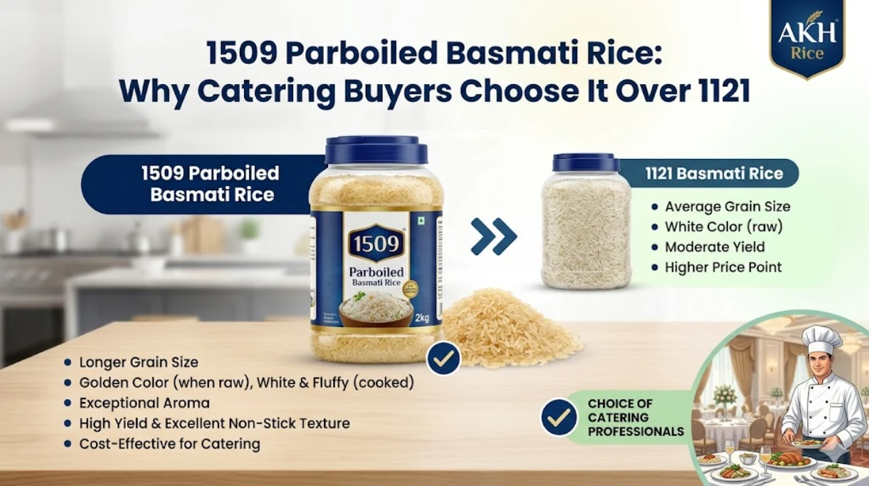 1509 Parboiled Basmati Rice Why Catering Buyers Choose It Over 1121