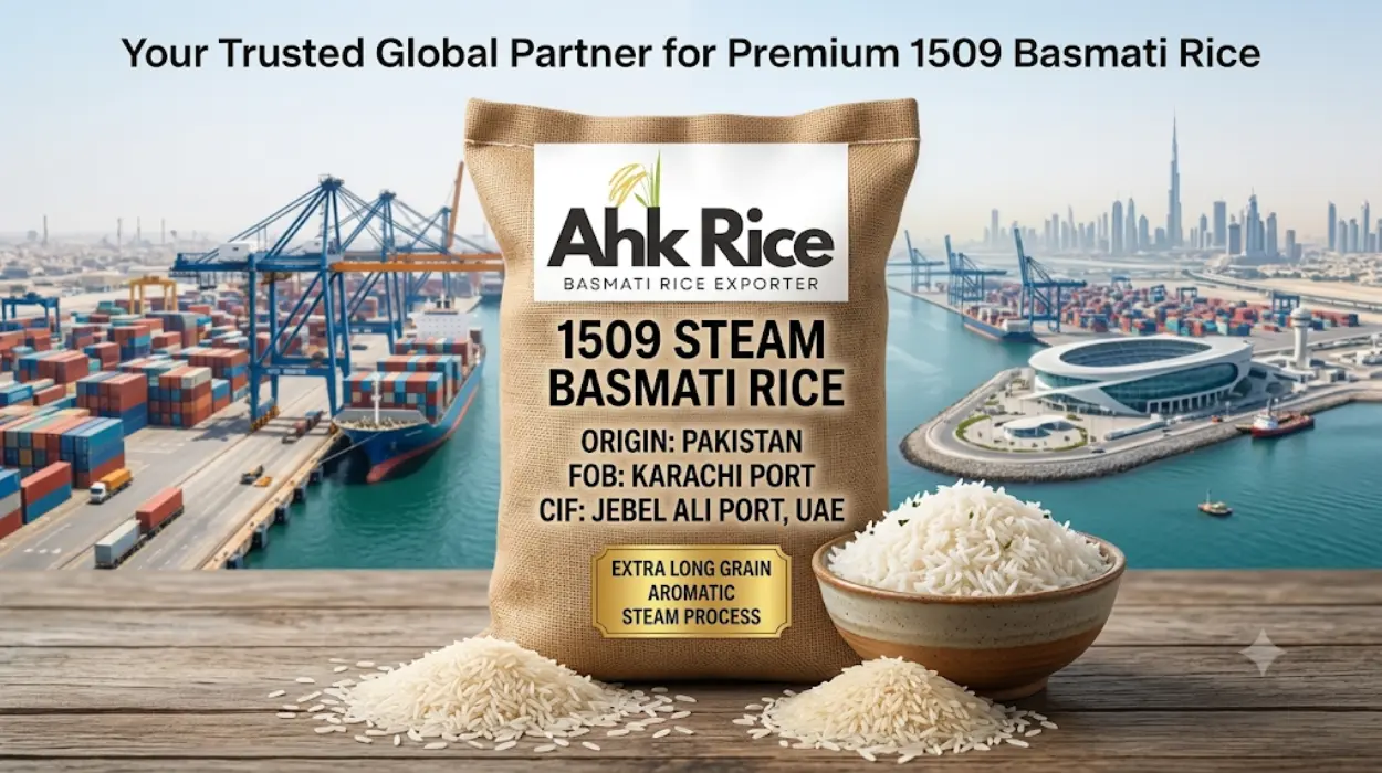 1509 Steam Basmati Rice FOB Pakistan and CIF UAE Cost Analysis for Bulk Purchases