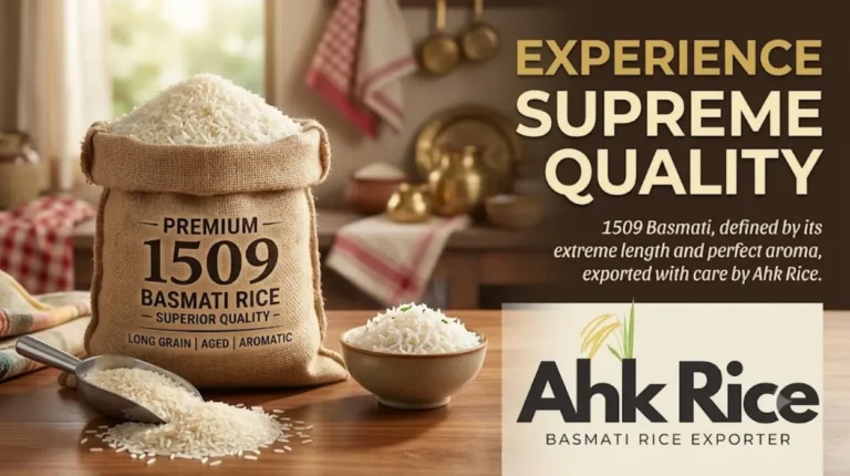 1509 White Basmati Rice Quality Controls and Shipping Schedules
