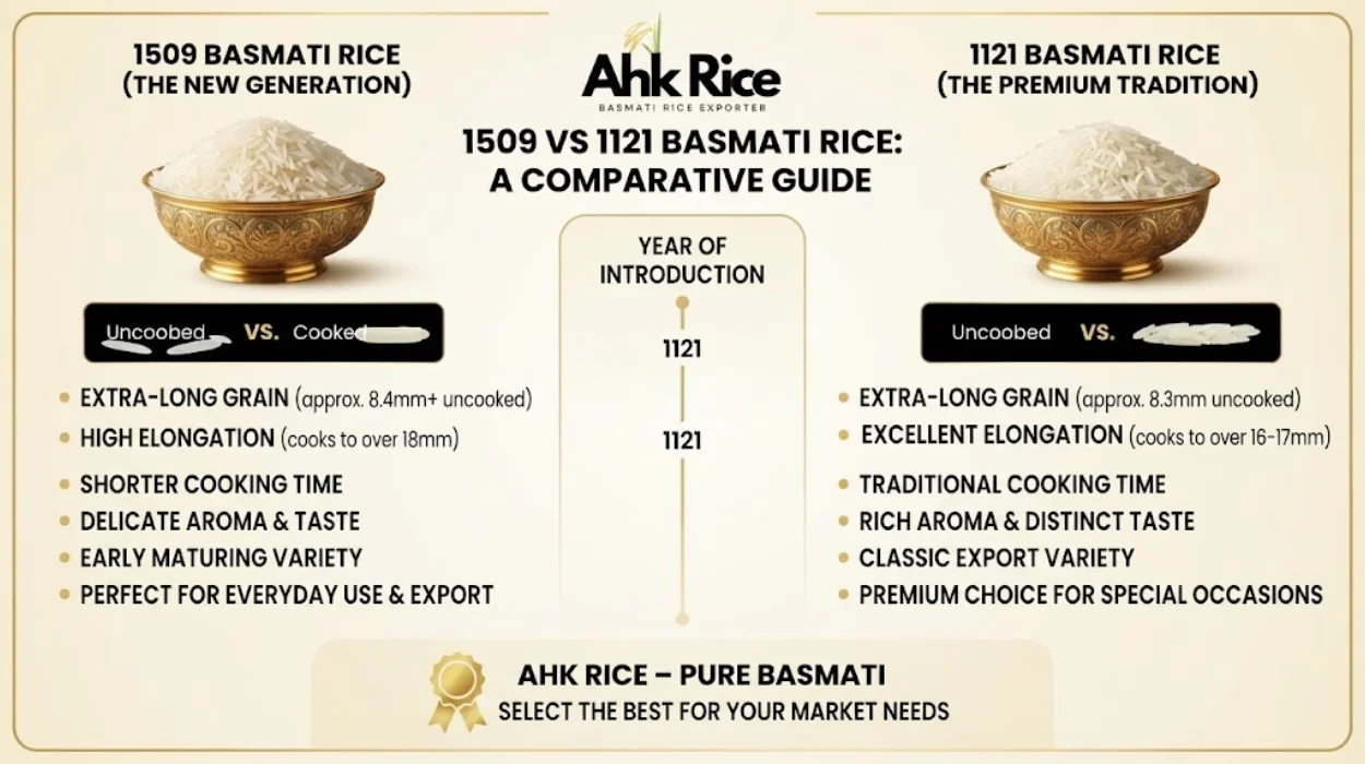 1509 vs 1121 Basmati Rice Which Is More Profitable
