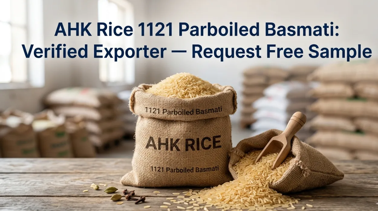 AHK Rice 1121 Parboiled Basmati: Verified Exporter