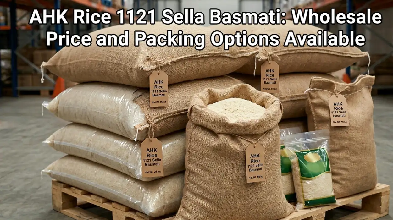 AHK Rice 1121 Sella Basmati: Wholesale Price and Packing Options Available