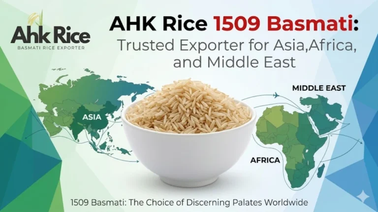 AHK Rice 1509 Basmati Trusted Exporter for Asia Africa and Middle East