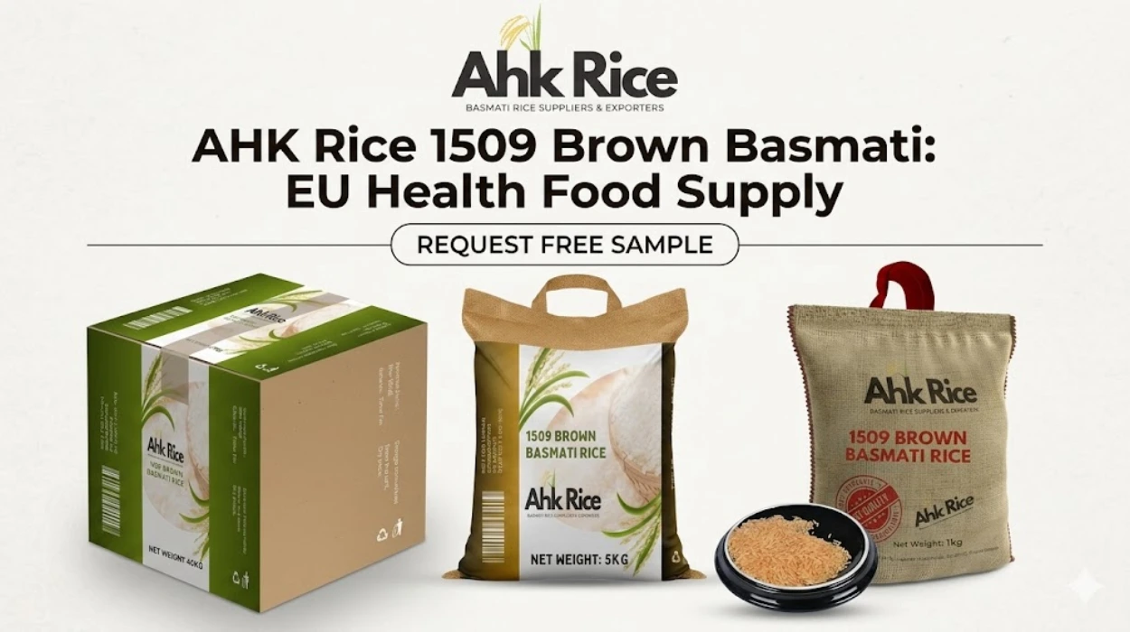 AHK Rice 1509 Brown Basmati: EU Health Food Supply — Request Free Sample