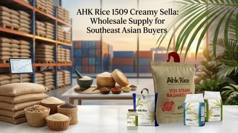 AHK Rice 1509 Creamy Sella: Wholesale Supply for Southeast Asian Buyers