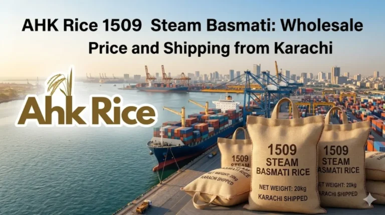 AHK Rice 1509 Steam Basmati Wholesale Price and Shipping from Karachi