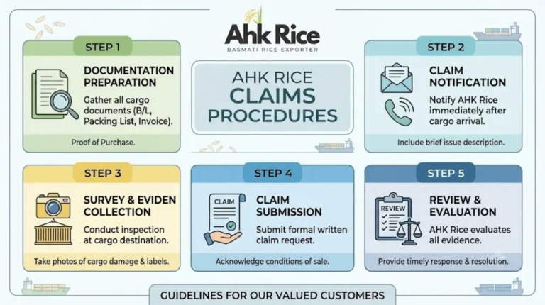 AHK Rice Claims Procedures for Quantity and Quality Disputes