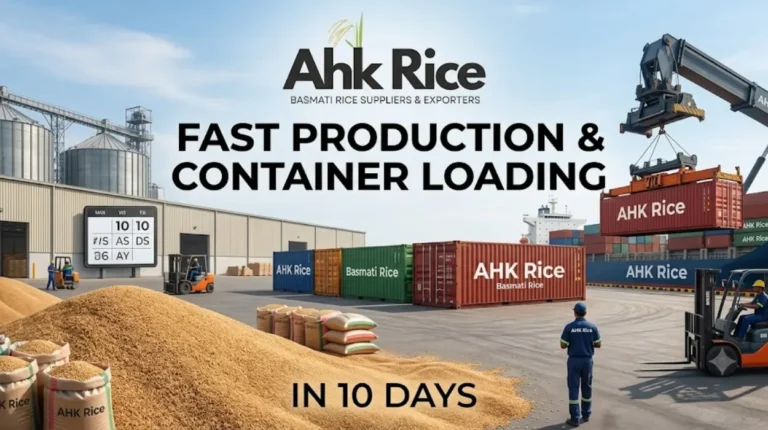 AHK Rice Completes Production and Container Loading Within Ten Days