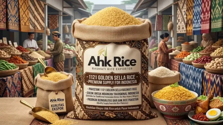 AHK Rice Pakistan 1121 Golden Sella Supply for Indonesian Catering Companies