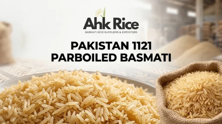AHK Rice Pakistan 1121 Parboiled Basmati Supply for Indonesian Wholesalers