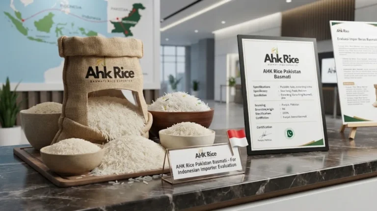 AHK Rice Pakistan Basmati Samples for Indonesian Importer Evaluation