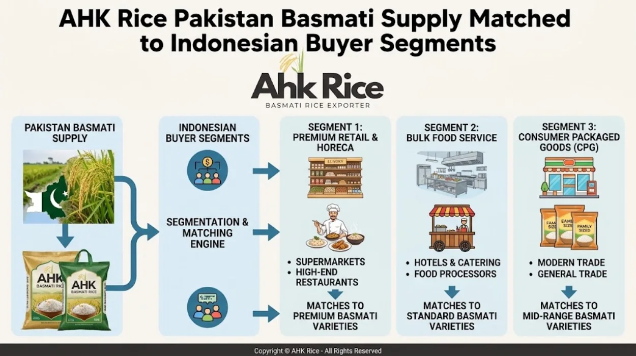 AHK Rice Pakistan Basmati Supply Matched to Indonesian Buyer Segments