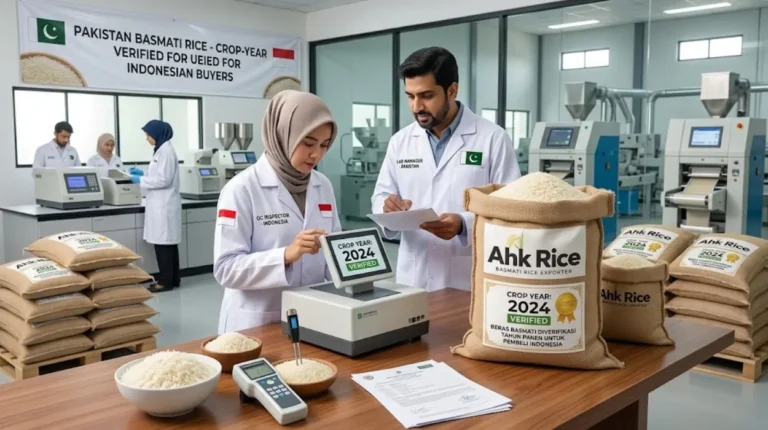 AHK Rice Pakistan Crop-Year Verified Basmati Rice for Indonesian Buyers