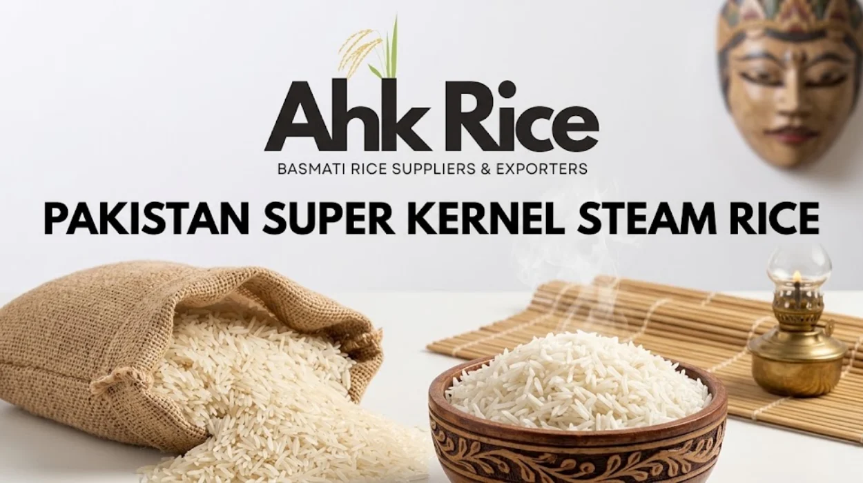 AHK Rice Pakistan Super Kernel Steam Rice Supply for Indonesian Restaurants