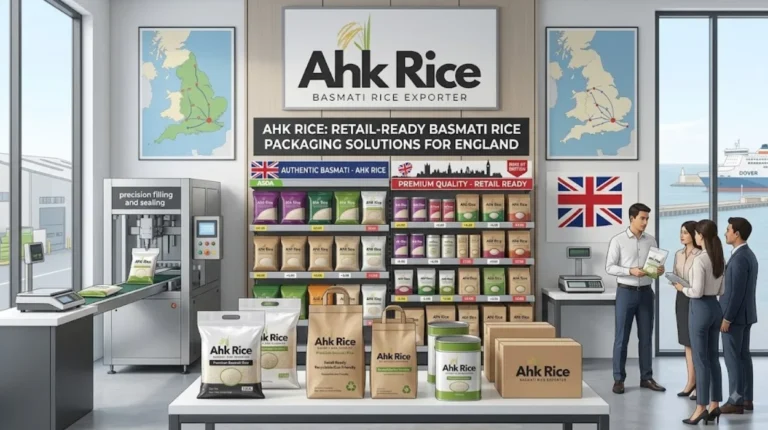 AHK Rice Provides Retail-Ready Basmati Rice Packaging Solutions for England