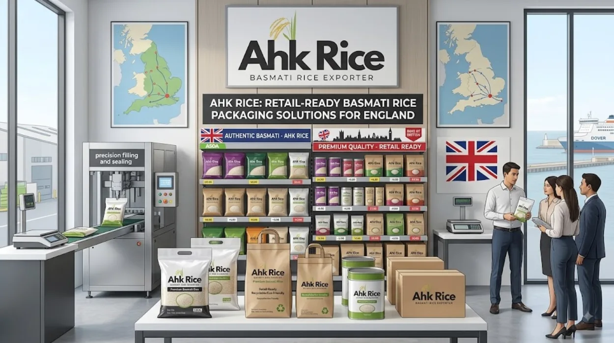AHK Rice Provides Retail-Ready Basmati Rice Packaging Solutions for England