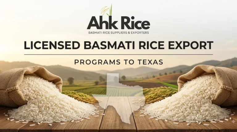 AHK Rice Supplies Licensed Basmati Rice Export Programs to Texas
