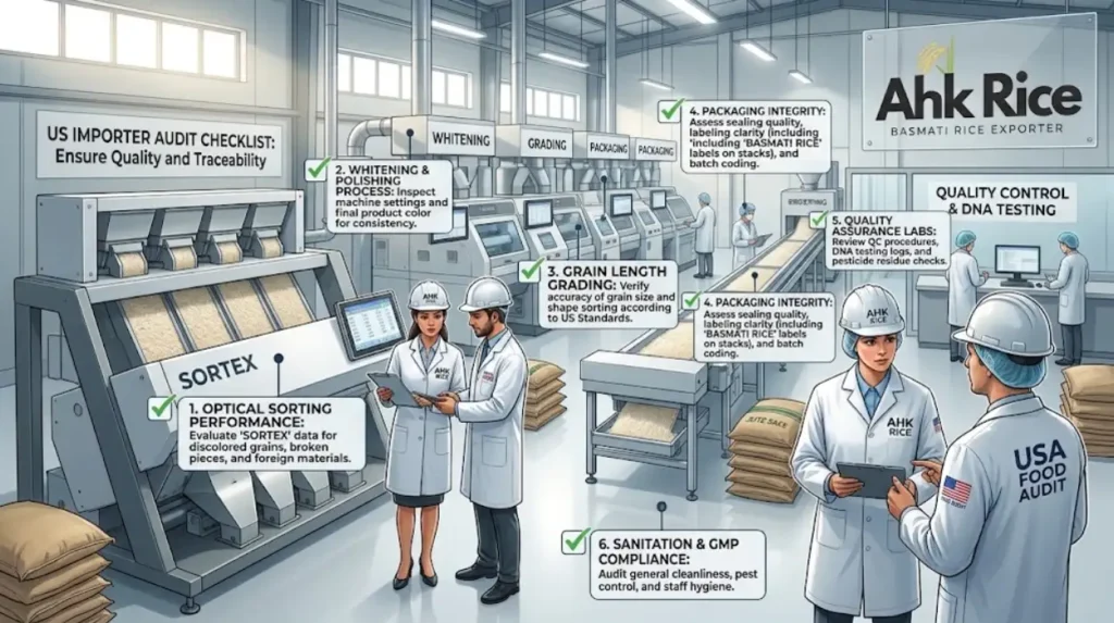 Audit AHK Rice's Basmati Processing Facility Before Your First USA Order