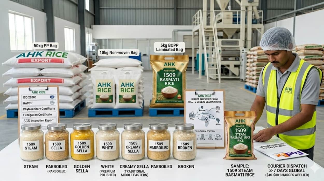 Bulk Basmati Rice Buy 1509 Basmati Rice Wholesale from AHK Rice Pakistan