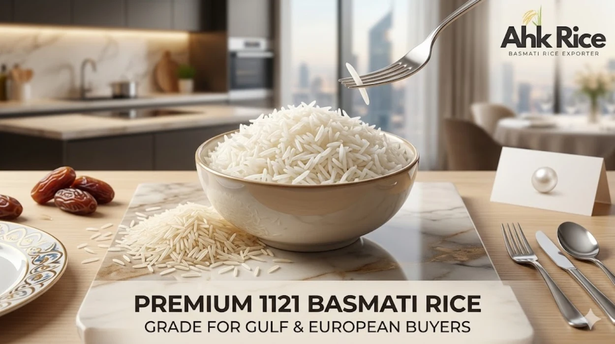 Best 1121 Basmati Rice Grade for Gulf and European Buyers