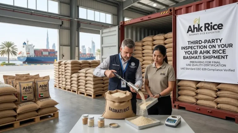 Book Third-Party Inspection on Your AHK Rice Basmati Shipment to the UAE